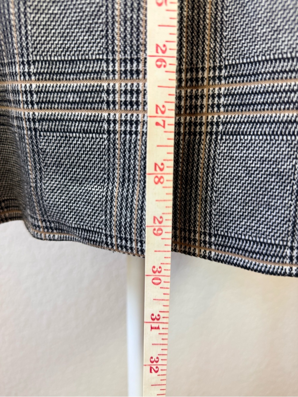 Avec Les Filles Longline Plaid Blazer Anthropologie size Large - Picture 7 of 9
